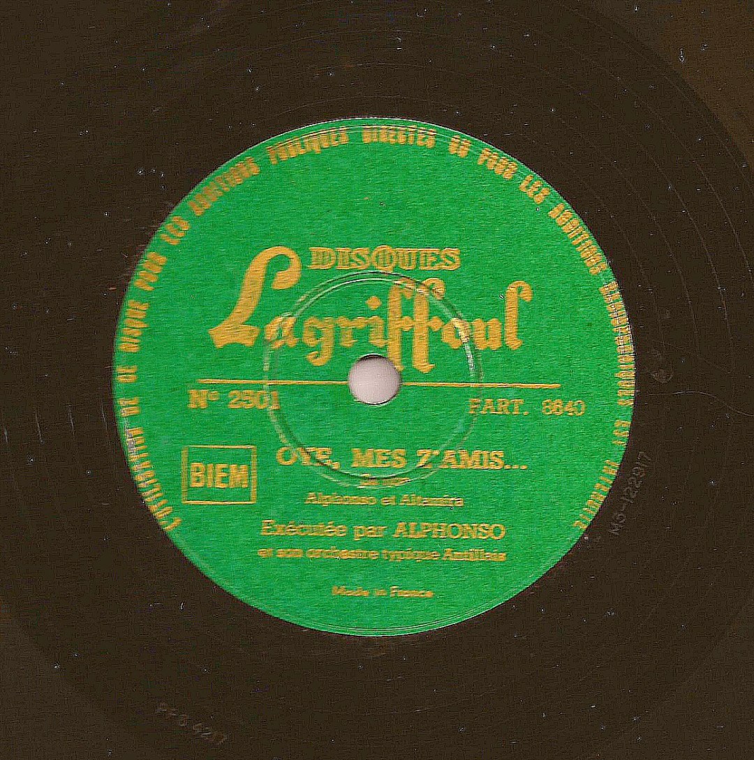 Alphonso et son orchestre typique antillais - Oye, mes z'amis...